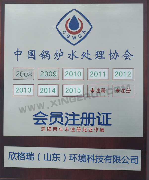 中國(guó)锅炉水处理(lǐ)协会